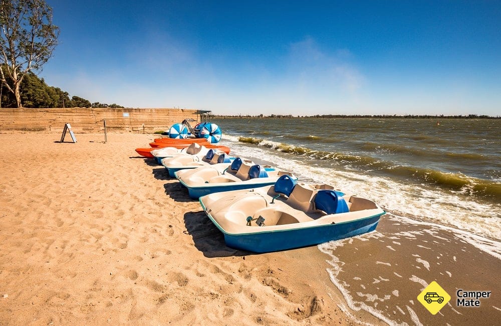 Vodní sporty v Discovery Parks Lake Bonney