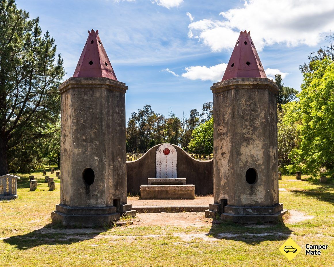 Čínské hořící věže v Beechworth