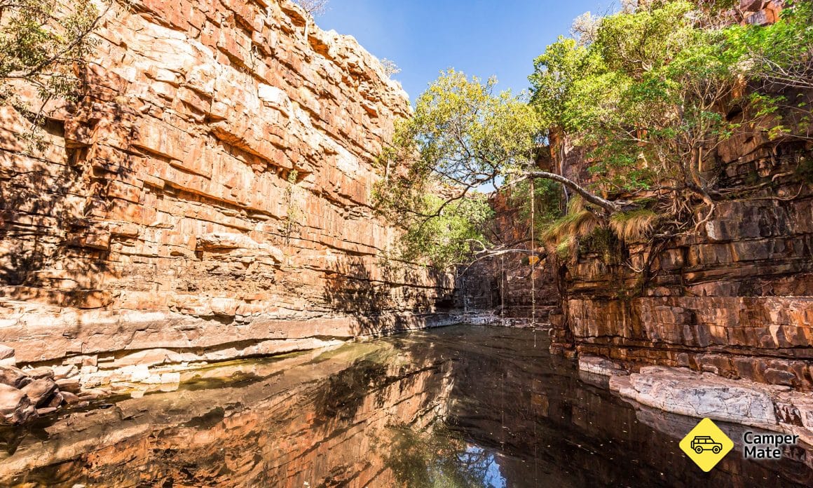 The Grotto Is a Popular Hangout on a Hot Day