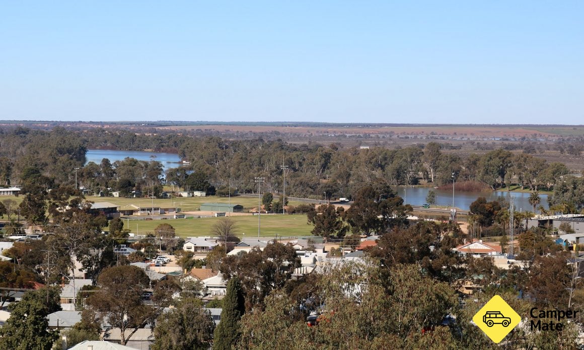 views over Berri from the lookout tower